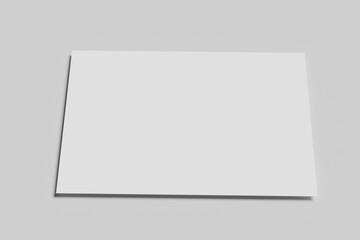 A4 Certificate Design Mockup (blank)