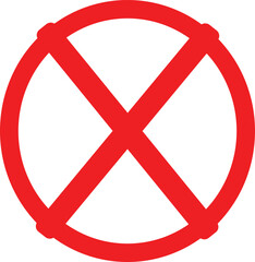 Fototapeta premium no entry sign