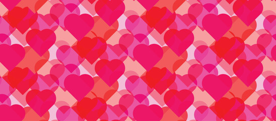 Valentines Day Pink Heart Background