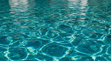 Crystal Clear Swimming Pool texture water shine pool Scene – AI Generated Image