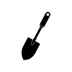 Garden Trowel Icon Vector in Flat and Clean Isolated Design
