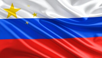 Fototapeta premium Waving Country flag Texture