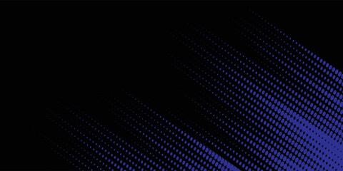 Abstract speed lines style blue color halftone banner design template.Dots halftone white blue color pattern gradient grunge texture background. Dots pop art comics sport style white and black
