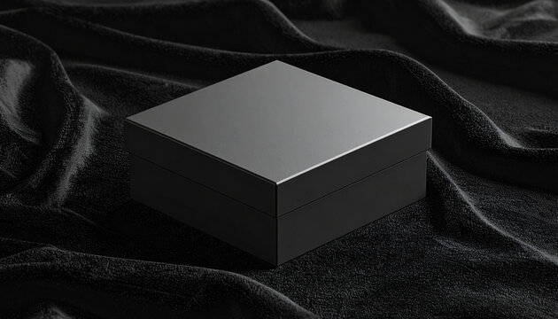 Minimalist Electronics Box On Velvet With Edge Precision