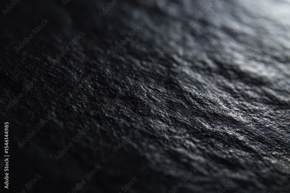 Wall mural deep black background with soft texture and subtle light