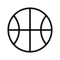 Basketball Sport Game Outline Icon