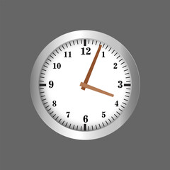 Clock classic modern time for deocration