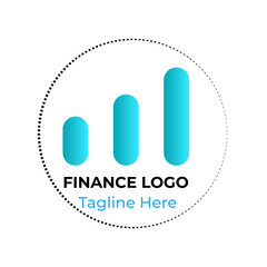 Finance, media and business abstract logos and icons