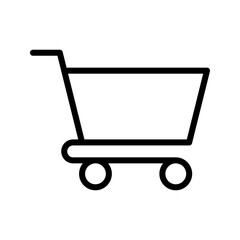 Shopping Cart E-commerce Outline Icon