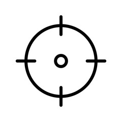 Target Crosshair Focus Outline Icon