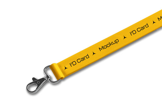 ID Card Ribbon Mockup