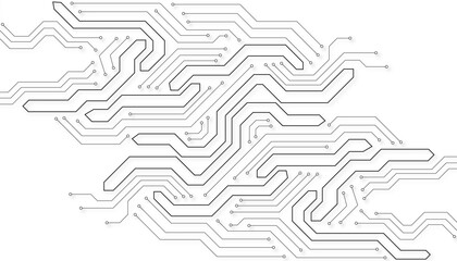 Electronics board. Circuit board electronic hi tech pattern. abstract computer chip. Black monochrome background