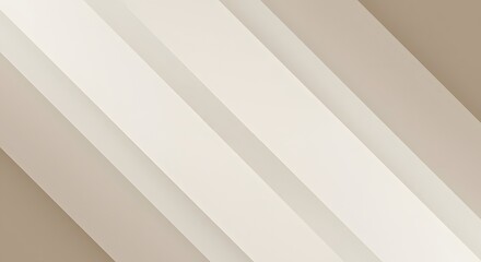 Obraz premium Abstract background with diagonal stripes in shades of beige and cream creating a modern design look