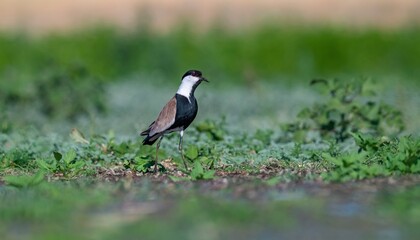 The Spur-winged Lapwing (Vanellus spinosus) is a common bird in the Diyarbakır Tigris Valley wetlands. It is seen in the Tigris Valley at all times of the year.
