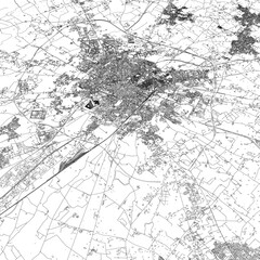 Naklejka premium 3D illustration of city and urban in Lecce Italy