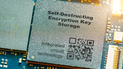Self-Destructing Encryption Key Storage Physically destroys keys in case of security breaches.