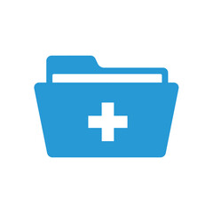 Obraz premium Open and close folders with documents. Folders icons isolated on white background. Folders set