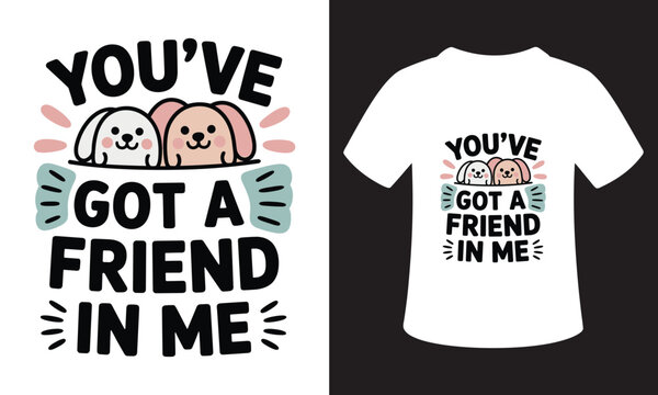 Friendship Day T Shirt Design