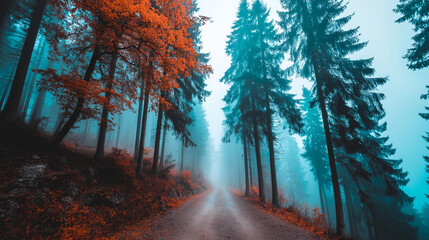 Obraz premium forest in the morning