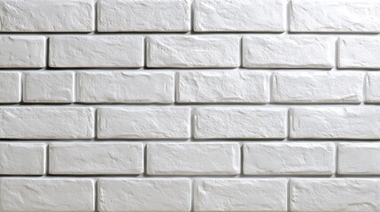 Obraz premium White light brick subway tiles ceramic wall texture wide tile background banner panorama, seamless pattern .