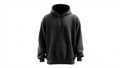 Blank black hoodie design