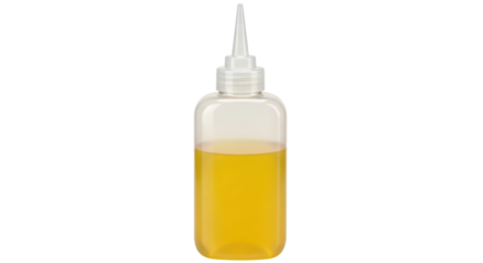Isolated Oil Bottle