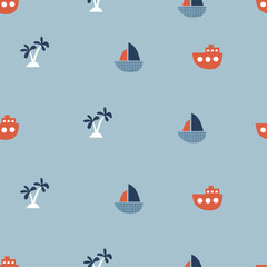 mariner concept pattern design for kids fashion
