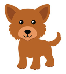 dog pet character icon