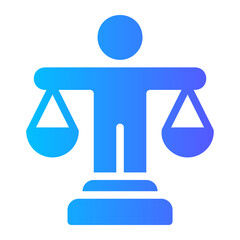 balance gradient icon