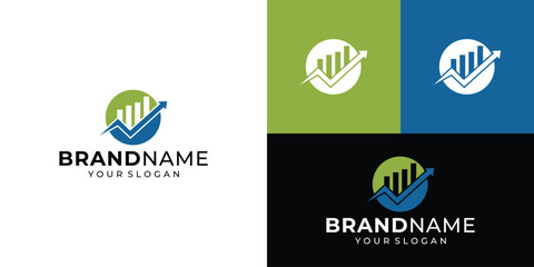 Accounting and Finance Icon Vector Logo Template Illustration Design