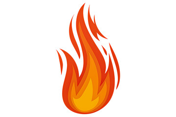 fire and flames plastic 3d icons in cartoon plastic style minimal on white background and png , Fire sign. Fire flame icon isolated on transparent background. Vector illustration