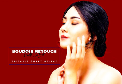 Boudoir Retouch Photo Effect