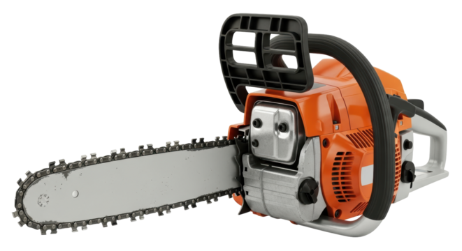 Isolated Chainsaw