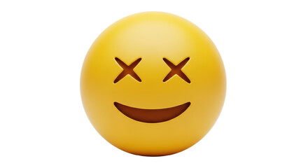 Isolated Dead Emoji