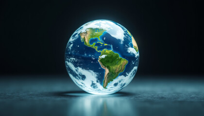 planet earth in space