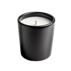 candle on black background