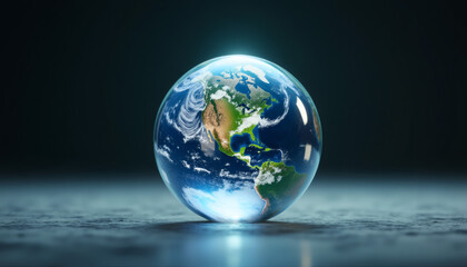 planet earth in space
