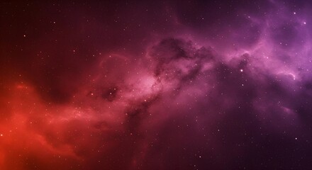 Fototapeta premium Nebula, Cosmos, Space, Cosmic Nebula in Red and Purple Hues