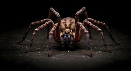 Huntsman spider, Spider, Arachnid, Close-up of a Huntsman Spider