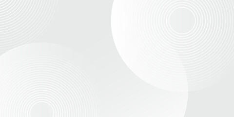 White geometric abstract background overlap layer on bright space with lines effect decoration.