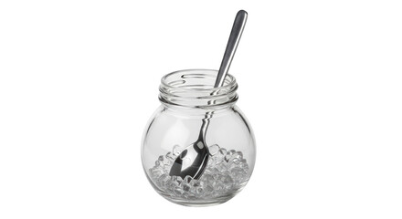 Isolated Jar with Spoon