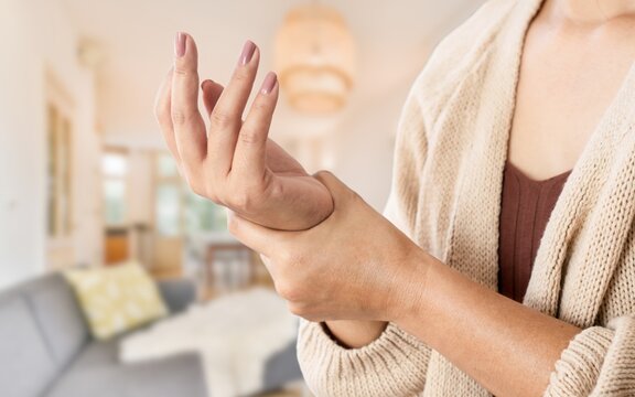 Peripheral Neuropathy pain, Guillain-Barre Syndrome GBS in elderly aged old patient on hand, fingers, sensory nerves with numb, muscle weakness, chronic inflammatory demyelinating polyneuropathy