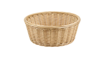 Fototapeta premium Wicker Basket isolated on transparent background