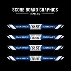 Obraz premium scoreboard backgroound vector design