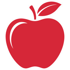 red apple vector illustration