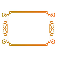 Ornamental frames with unique sets of shapes
