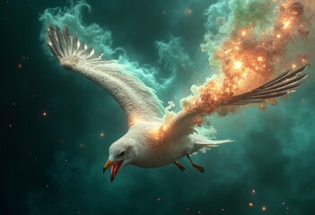 The Legend of Flying Birds in the Nebula
