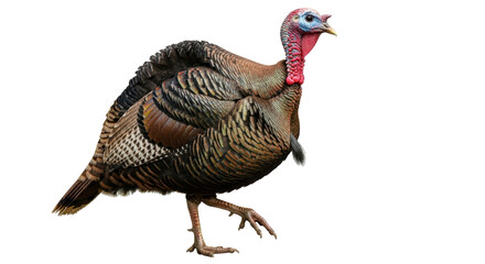Isolated Wild Turkey Standing