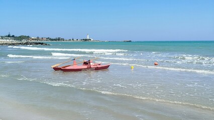 boat on the beach