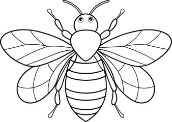 Bumblebee fuzzy bug worksheet for toddlers